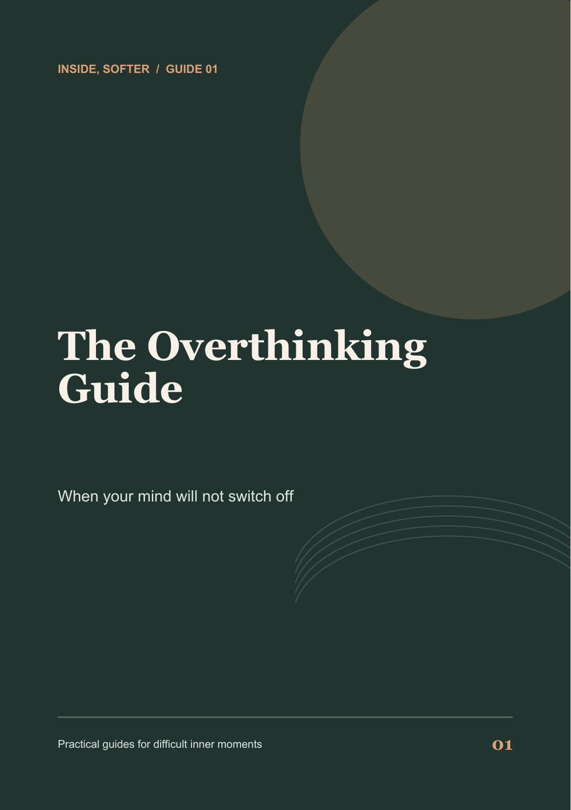 The Overthinking Guide cover