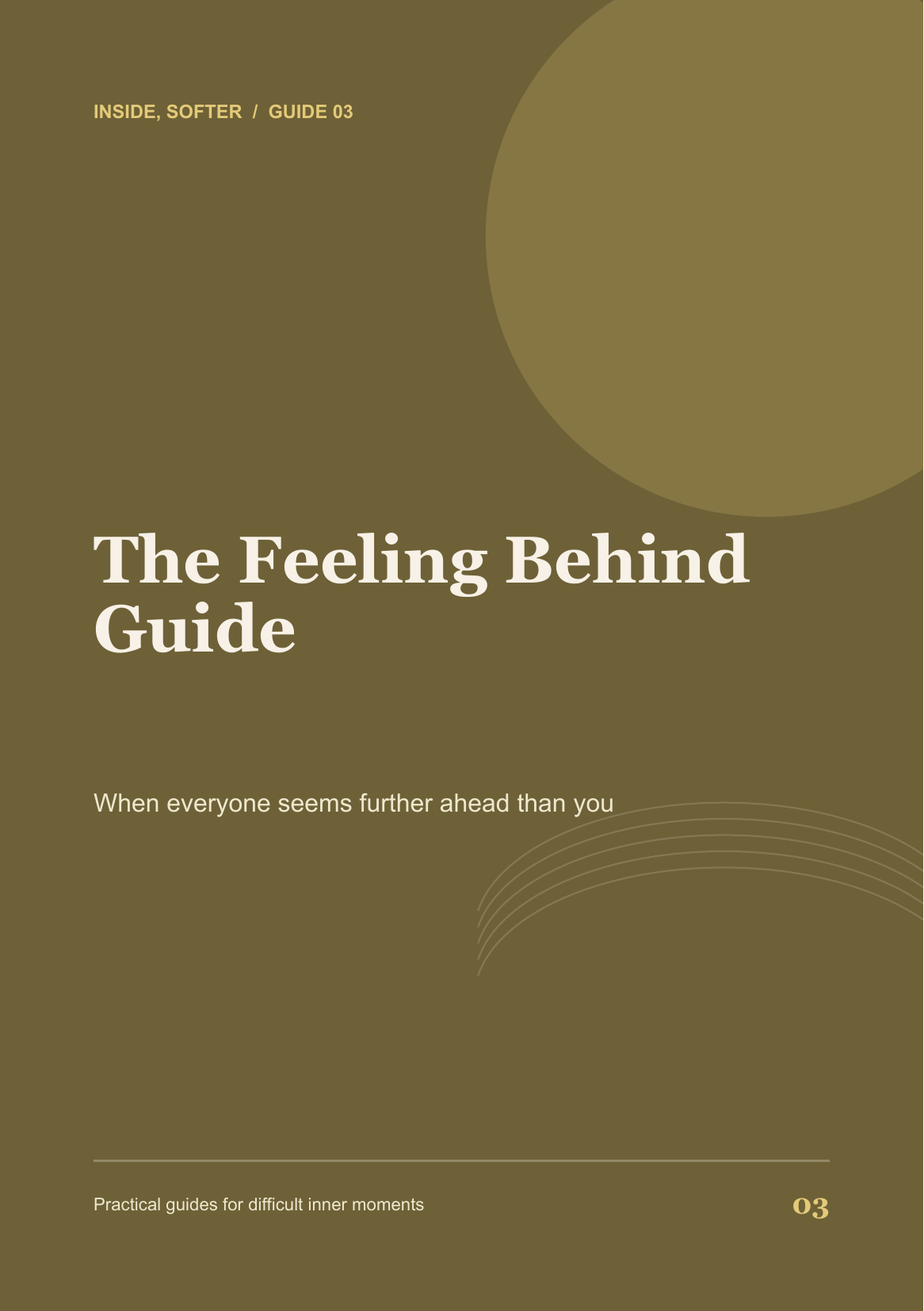 The Feeling Behind Guide cover